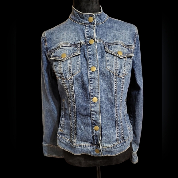 ana denim snap jacket Med - Picture 9 of 13